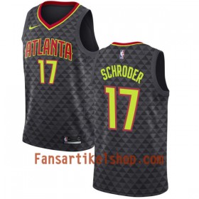NBA Atlanta Hawks Trikot Dennis Schroder 17 Nike 2017-18 Schwarz Swingman - Herren